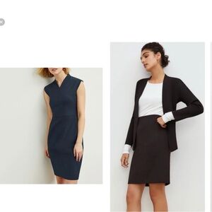 Bundle - MM Lafleur Alditi Dress & Black Pencil Noho Skirt  Size 4